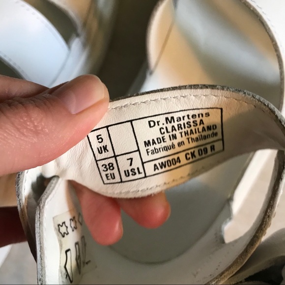 Dr Martens Clarissa White Chunky Sandal - Picture 12 of 15